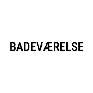 Badeværelse-skilt i udskåret folie – Til hjemmet