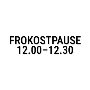 Frokostpause-skilt i udskåret folie – Butik og erhverv