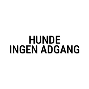 Hunde ingen adgang-skilt i udskåret folie – Standard tekster