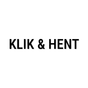 Klik og hent-skilt i udskåret folie – Butik og erhverv