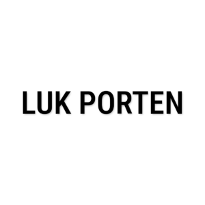 Luk porten-skilt i udskåret folie – Standard tekster