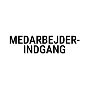 Medarbejderindgang-skilt i udskåret folie – Butik og erhverv