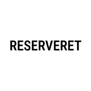 Reserveret-skilt i udskåret folie – Standard tekster