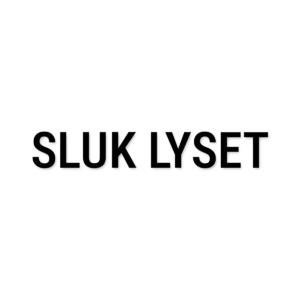 Sluk lyset-skilt i udskåret folie – Standard tekster