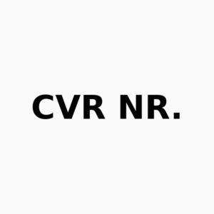 CVR nummer til bil - udskåret tekst i folie