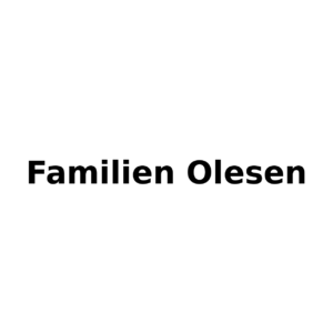 Familienavn til hoveddør - udskåret tekst i folie