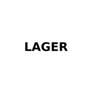 Lager skilt - udskåret tekst i folie