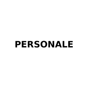 Personale skilt - udskåret tekst i folie