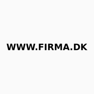 Webadresse til bil - udskåret tekst i folie